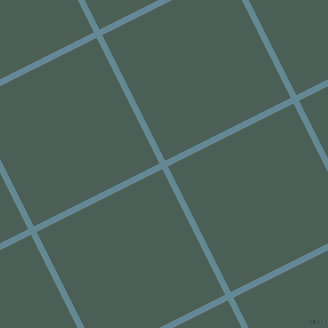 27/117 degree angle diagonal checkered chequered lines, 13 pixel lines width, 289 pixel square size, Horizon and Viridian Green plaid checkered seamless tileable
