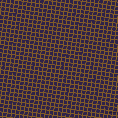 82/172 degree angle diagonal checkered chequered lines, 4 pixel lines width, 13 pixel square size, Hot Curry and Violent Violet plaid checkered seamless tileable