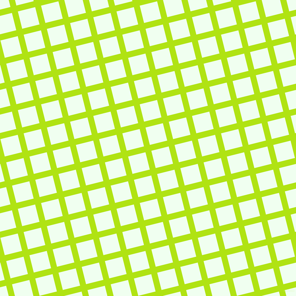 14/104 degree angle diagonal checkered chequered lines, 20 pixel line width, 59 pixel square size, Inch Worm and Honeydew plaid checkered seamless tileable