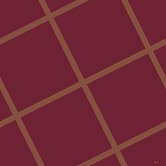 27/117 degree angle diagonal checkered chequered lines, 24 pixel lines width, 288 pixel square size, Ironstone and Claret plaid checkered seamless tileable