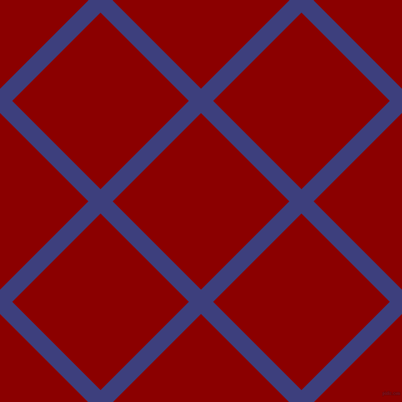 45/135 degree angle diagonal checkered chequered lines, 34 pixel line width, 247 pixel square size, Jacksons Purple and Dark Red plaid checkered seamless tileable