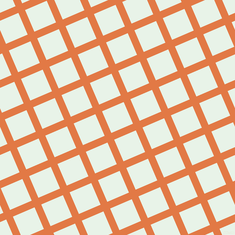 23/113 degree angle diagonal checkered chequered lines, 24 pixel line width, 78 pixel square size, Jaffa and Aqua Spring plaid checkered seamless tileable