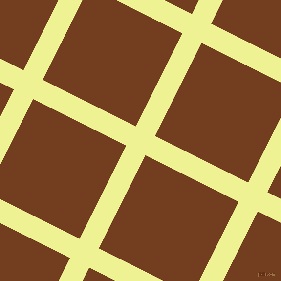 63/153 degree angle diagonal checkered chequered lines, 44 pixel line width, 213 pixel square size, Jonquil and Peru Tan plaid checkered seamless tileable