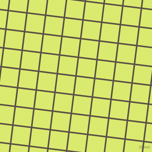 83/173 degree angle diagonal checkered chequered lines, 5 pixel line width, 56 pixel square size, Judge Grey and Mindaro plaid checkered seamless tileable