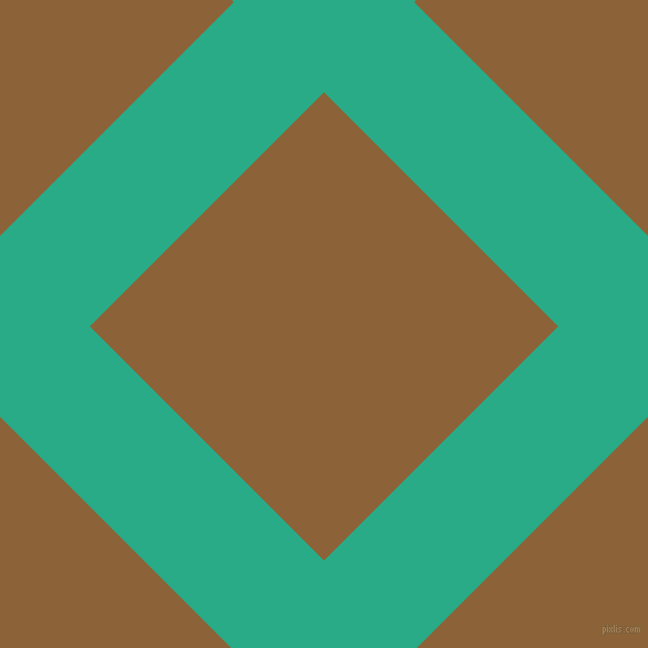 45/135 degree angle diagonal checkered chequered lines, 115 pixel lines width, 299 pixel square size, Jungle Green and McKenzie plaid checkered seamless tileable