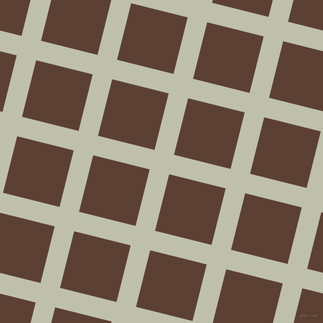 76/166 degree angle diagonal checkered chequered lines, 40 pixel lines width, 116 pixel square size, Kidnapper and Very Dark Brown plaid checkered seamless tileable