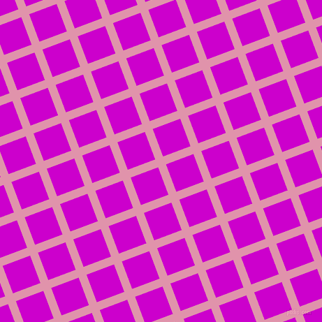 21/111 degree angle diagonal checkered chequered lines, 12 pixel line width, 42 pixel square size, Kobi and Deep Magenta plaid checkered seamless tileable