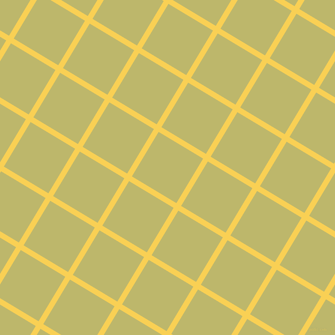 59/149 degree angle diagonal checkered chequered lines, 11 pixel lines width, 104 pixel square size, Kournikova and Dark Khaki plaid checkered seamless tileable
