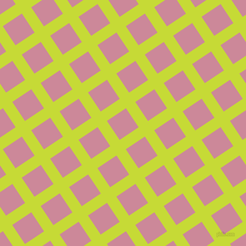 34/124 degree angle diagonal checkered chequered lines, 22 pixel line width, 45 pixel square size, Las Palmas and Puce plaid checkered seamless tileable