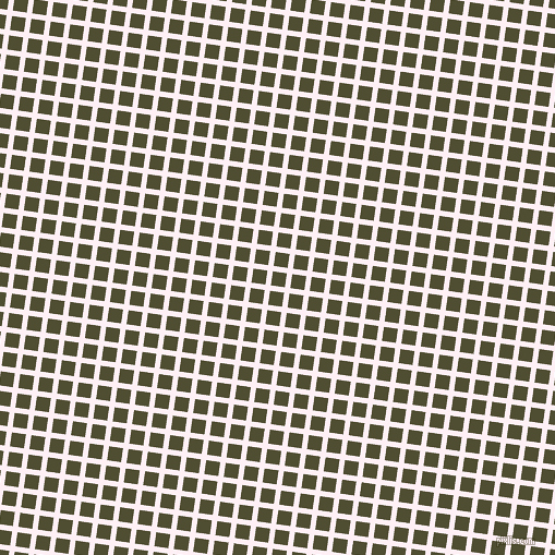 82/172 degree angle diagonal checkered chequered lines, 5 pixel line width, 13 pixel square size, Lavender Blush and Camouflage plaid checkered seamless tileable