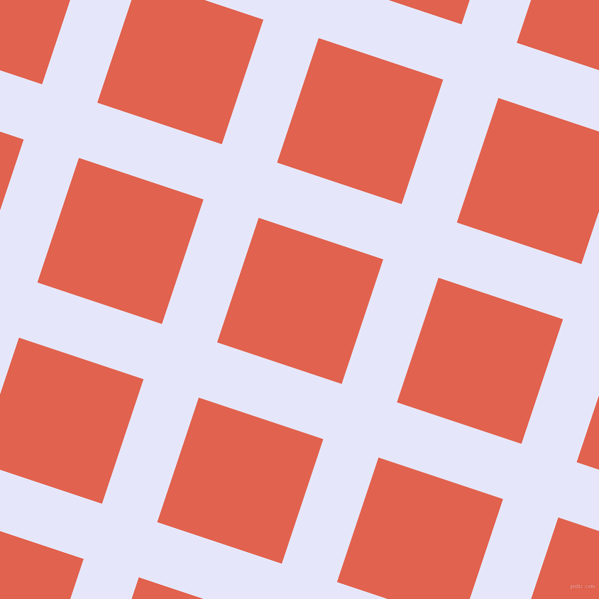 72/162 degree angle diagonal checkered chequered lines, 82 pixel line width, 185 pixel square size, Lavender and Flamingo plaid checkered seamless tileable