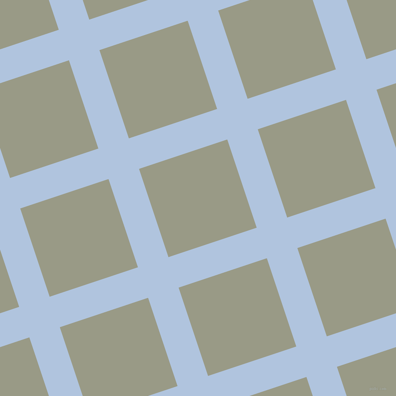 18/108 degree angle diagonal checkered chequered lines, 66 pixel line width, 191 pixel square sizeLight Steel Blue and Lemon Grass plaid checkered seamless tileable