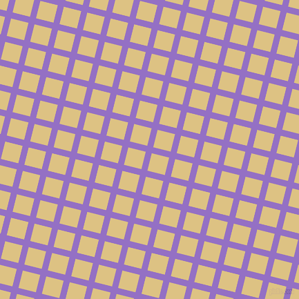 76/166 degree angle diagonal checkered chequered lines, 9 pixel line width, 26 pixel square size, Lilac Bush and Zombie plaid checkered seamless tileable