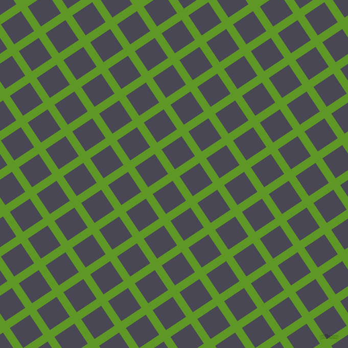 34/124 degree angle diagonal checkered chequered lines, 16 pixel line width, 47 pixel square size, Limeade and Gun Powder plaid checkered seamless tileable