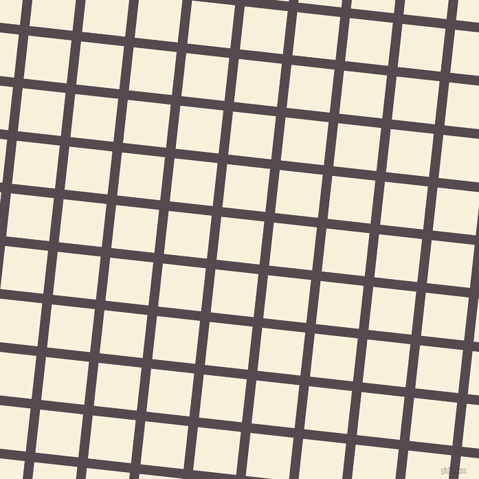 84/174 degree angle diagonal checkered chequered lines, 14 pixel lines width, 63 pixel square size, Liver and Apricot White plaid checkered seamless tileable