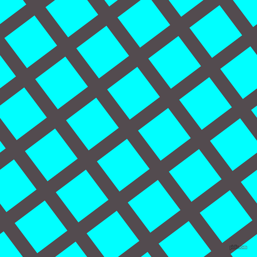 37/127 degree angle diagonal checkered chequered lines, 28 pixel lines width, 77 pixel square sizeLiver and Aqua plaid checkered seamless tileable