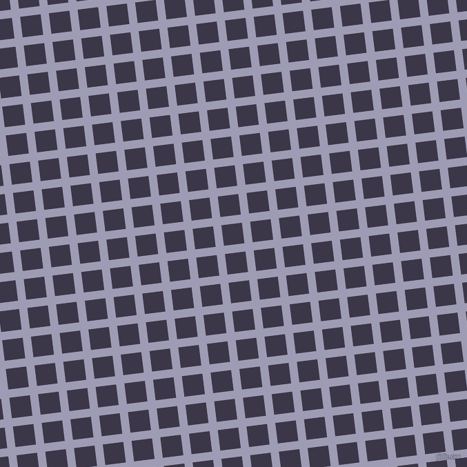 7/97 degree angle diagonal checkered chequered lines, 12 pixel line width, 30 pixel square size, Logan and Martinique plaid checkered seamless tileable