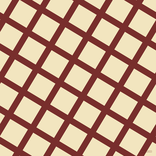 59/149 degree angle diagonal checkered chequered lines, 21 pixel line width, 70 pixel square size, Lusty and Half Colonial White plaid checkered seamless tileable