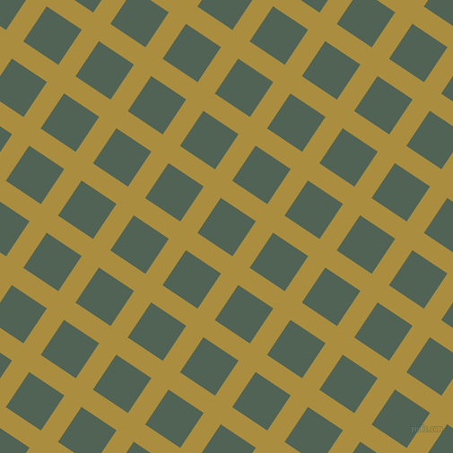 56/146 degree angle diagonal checkered chequered lines, 23 pixel lines width, 47 pixel square size, Luxor Gold and Mineral Green plaid checkered seamless tileable