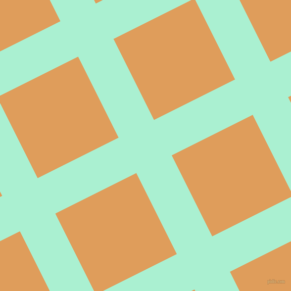 27/117 degree angle diagonal checkered chequered lines, 80 pixel line width, 183 pixel square size, Magic Mint and Porsche plaid checkered seamless tileable
