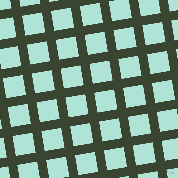 9/99 degree angle diagonal checkered chequered lines, 30 pixel lines width, 66 pixel square size, Mallard and Ice Cold plaid checkered seamless tileable