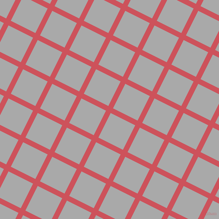 63/153 degree angle diagonal checkered chequered lines, 17 pixel lines width, 90 pixel square size, Mandy and Dark Gray plaid checkered seamless tileable