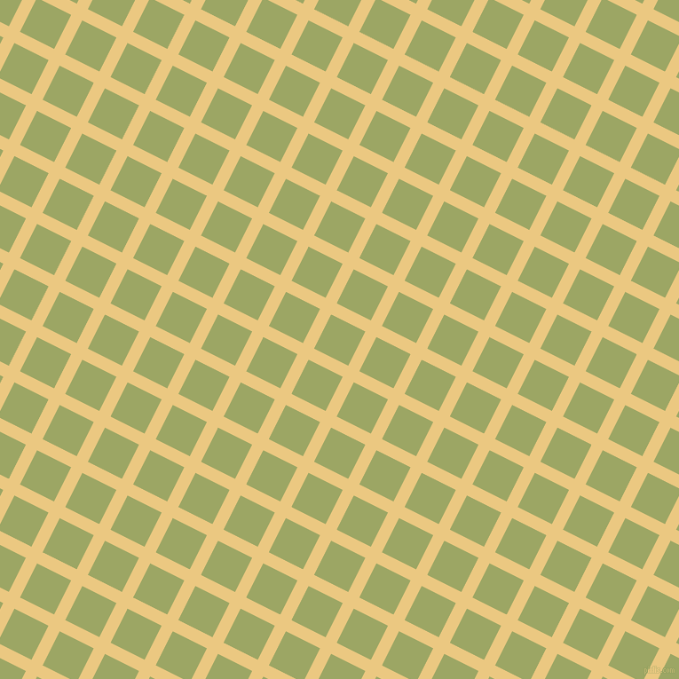 63/153 degree angle diagonal checkered chequered lines, 14 pixel line width, 43 pixel square size, Marzipan and Green Smoke plaid checkered seamless tileable