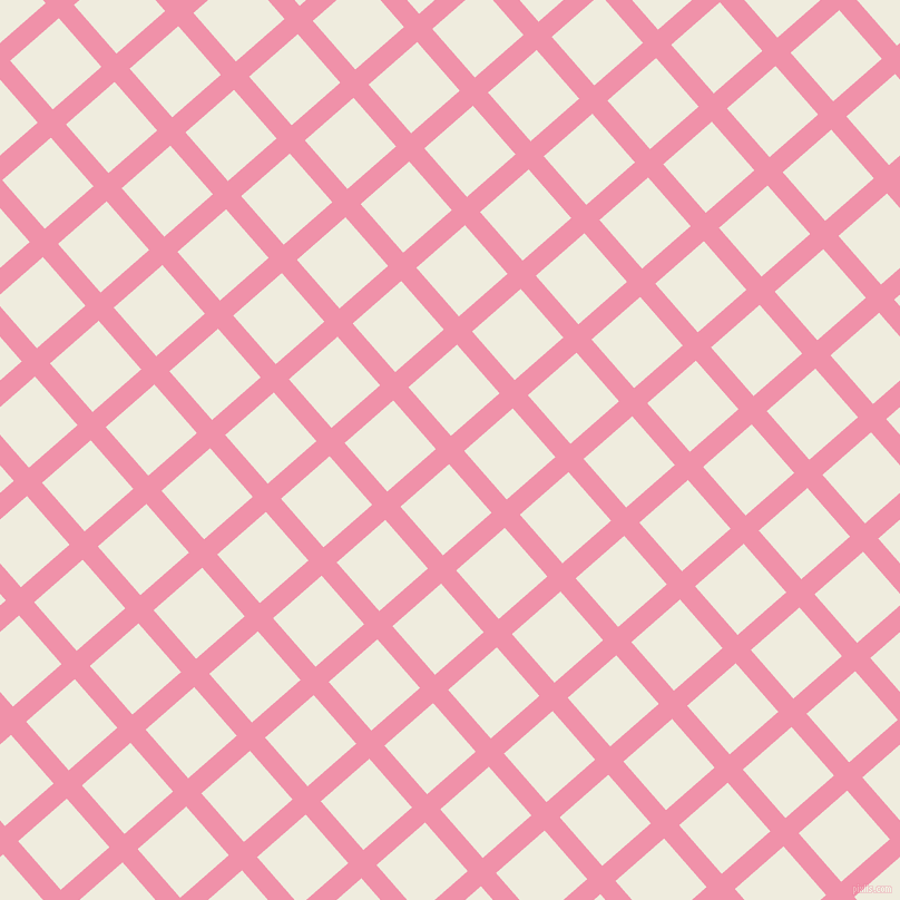 41/131 degree angle diagonal checkered chequered lines, 18 pixel lines width, 58 pixel square size, Mauvelous and Rice Cake plaid checkered seamless tileable