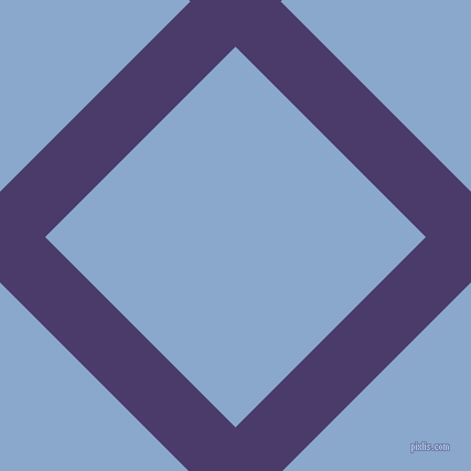 45/135 degree angle diagonal checkered chequered lines, 58 pixel lines width, 244 pixel square size, Meteorite and Polo Blue plaid checkered seamless tileable