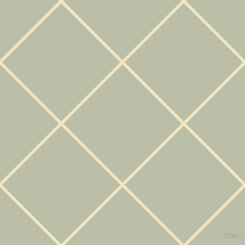 45/135 degree angle diagonal checkered chequered lines, 6 pixel line width, 167 pixel square size, Milk Punch and Beryl Green plaid checkered seamless tileable
