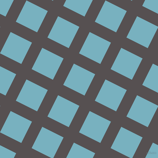 63/153 degree angle diagonal checkered chequered lines, 40 pixel line width, 83 pixel square size, Mortar and Glacier plaid checkered seamless tileable