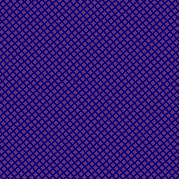42/132 degree angle diagonal checkered chequered lines, 5 pixel line width, 12 pixel square size, Navy and Seance plaid checkered seamless tileable