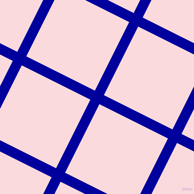 63/153 degree angle diagonal checkered chequered lines, 35 pixel line width, 266 pixel square size, New Midnight Blue and Pale Pink plaid checkered seamless tileable