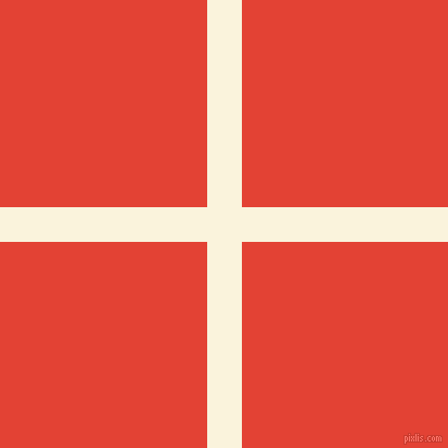 checkered chequered horizontal vertical lines, 32 pixel line width, 381 pixel square size, Off Yellow and Cinnabar plaid checkered seamless tileable