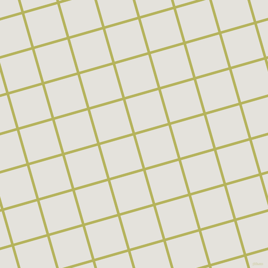 16/106 degree angle diagonal checkered chequered lines, 9 pixel line width, 118 pixel square size, Olive Green and Wan White plaid checkered seamless tileable
