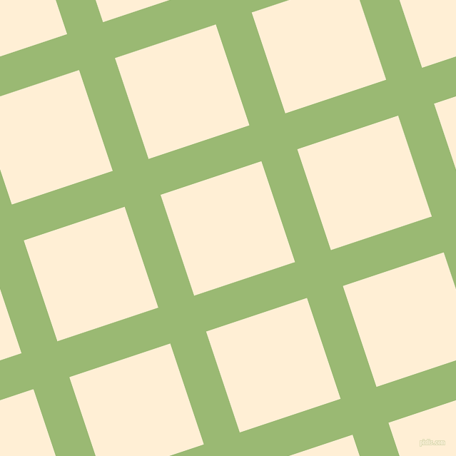 18/108 degree angle diagonal checkered chequered lines, 53 pixel lines width, 149 pixel square size, Olivine and Papaya Whip plaid checkered seamless tileable