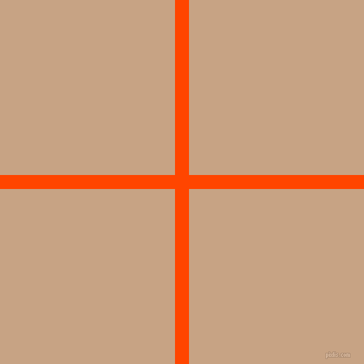 checkered chequered horizontal vertical lines, 20 pixel line width, 500 pixel square size, Orange Red and Rodeo Dust plaid checkered seamless tileable