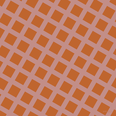 60/150 degree angle diagonal checkered chequered lines, 19 pixel lines width, 40 pixel square size, Oriental Pink and Christine plaid checkered seamless tileable