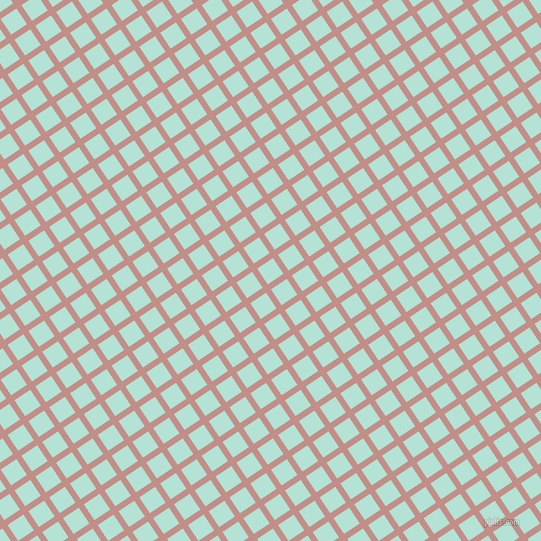 34/124 degree angle diagonal checkered chequered lines, 6 pixel line width, 19 pixel square size, Oriental Pink and Cruise plaid checkered seamless tileable