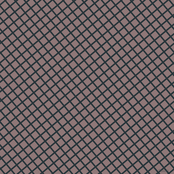 40/130 degree angle diagonal checkered chequered lines, 5 pixel lines width, 20 pixel square size, Oxford Blue and Bazaar plaid checkered seamless tileable