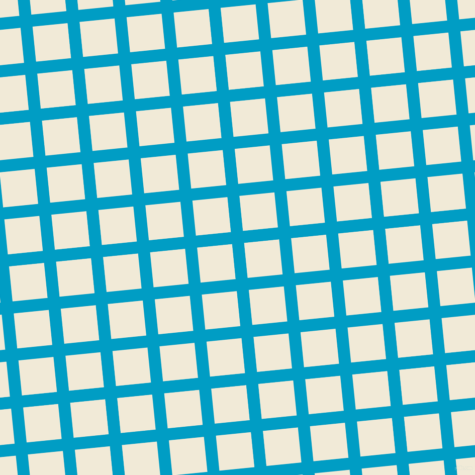 6/96 degree angle diagonal checkered chequered lines, 24 pixel line width, 70 pixel square size, Pacific Blue and Half Pearl Lusta plaid checkered seamless tileable