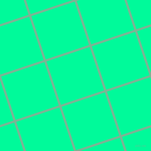 18/108 degree angle diagonal checkered chequered lines, 7 pixel lines width, 150 pixel square size, Padua and Medium Spring Green plaid checkered seamless tileable