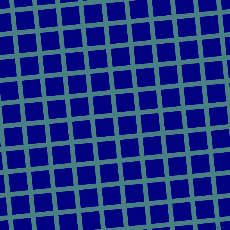 6/96 degree angle diagonal checkered chequered lines, 16 pixel line width, 60 pixel square size, Paradiso and Navy plaid checkered seamless tileable