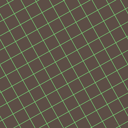 29/119 degree angle diagonal checkered chequered lines, 2 pixel line width, 49 pixel square size, Pastel Green and Saddle plaid checkered seamless tileable