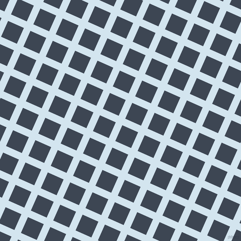 66/156 degree angle diagonal checkered chequered lines, 24 pixel line width, 58 pixel square size, Pattens Blue and Rhino plaid checkered seamless tileable