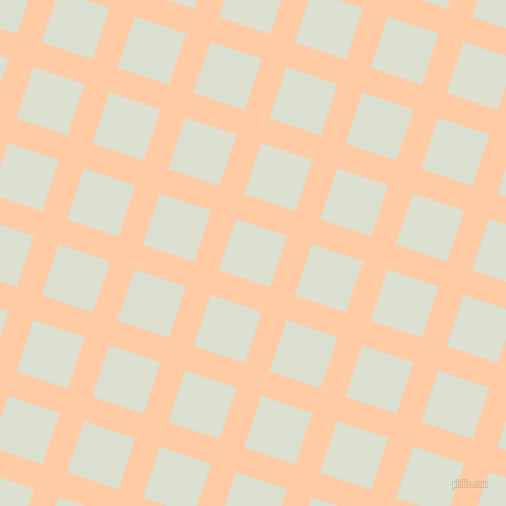 72/162 degree angle diagonal checkered chequered lines, 26 pixel lines width, 54 pixel square size, Peach and Feta plaid checkered seamless tileable