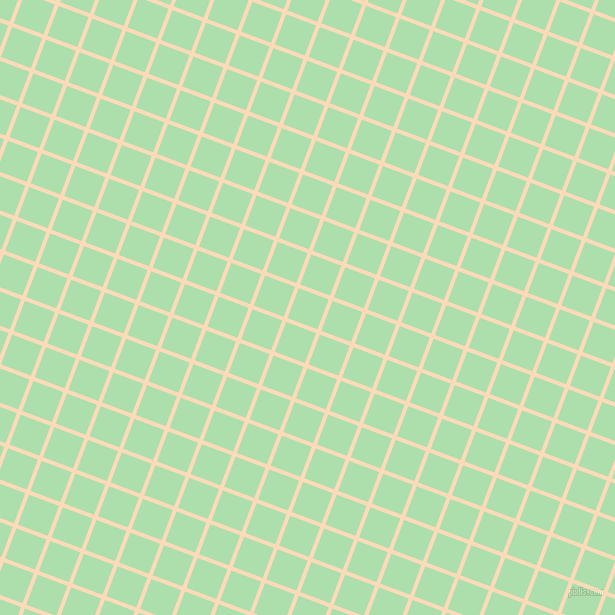 69/159 degree angle diagonal checkered chequered lines, 4 pixel line width, 32 pixel square sizePeach Puff and Moss Green plaid checkered seamless tileable