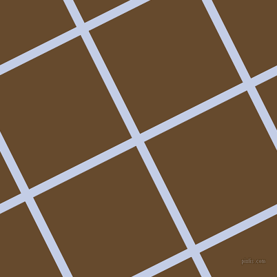27/117 degree angle diagonal checkered chequered lines, 13 pixel line width, 167 pixel square size, Periwinkle and Dallas plaid checkered seamless tileable