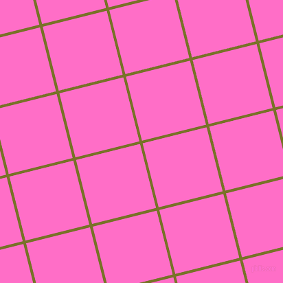 14/104 degree angle diagonal checkered chequered lines, 4 pixel line width, 96 pixel square size, Pesto and Neon Pink plaid checkered seamless tileable