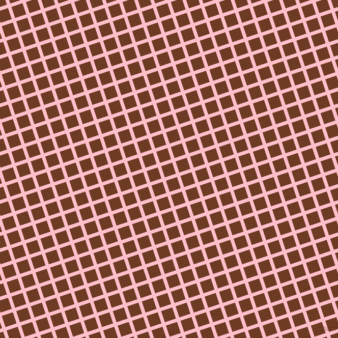 18/108 degree angle diagonal checkered chequered lines, 7 pixel lines width, 23 pixel square size, Pink and New Amber plaid checkered seamless tileable